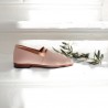 Chaussures Maury, cuir nude