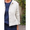 Tailor jacket, natural heavy linen