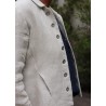 Tailor jacket, natural heavy linen