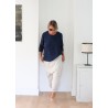 Saroual trousers,natural heavy linen