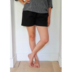 Short Uniforme, coton noir