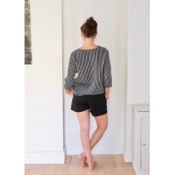 Short Uniforme, coton noir