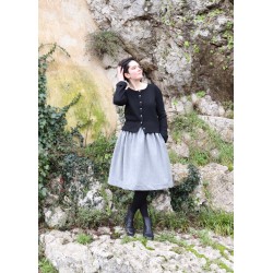 Skirt, grey wool blend