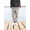 Pantalon à poches, lainage gris sombre