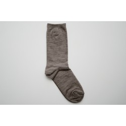 Chaussettes double-face marron