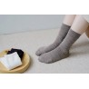 Chaussettes double-face marron