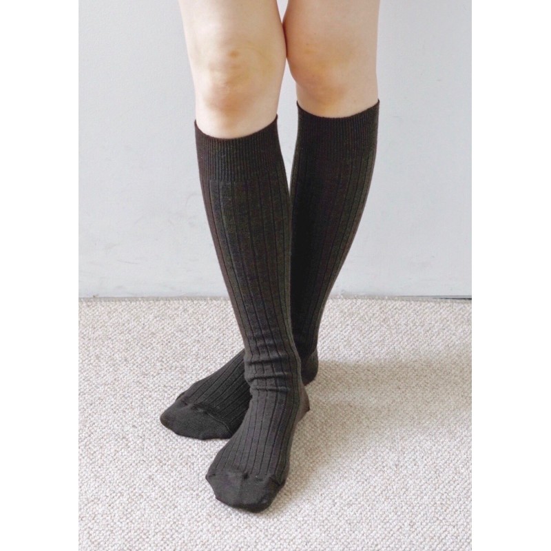 Chaussettes double-face beiges