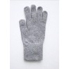 Gants en laine, gris clair