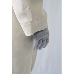 Uruguayan wool gloves, light grey