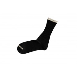 Silk cotton socks, black