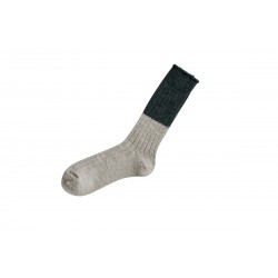 Chaussettes double-face beiges