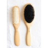 Hair brush, wooden pins