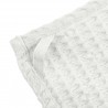 Bif waffle kitchen and wash cloth, white cotton