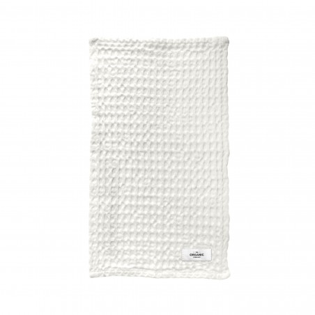 Bif waffle kitchen and wash cloth, white cotton