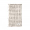 Bif waffle kitchen and wash cloth, stone cotton