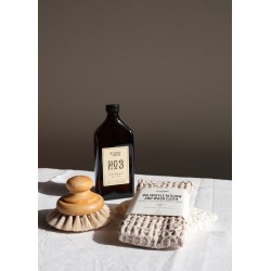 Bif waffle kitchen and wash cloth, stone cotton