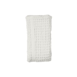 Bif waffle bath towel, white cotton