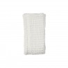 Bif waffle bath towel, white cotton