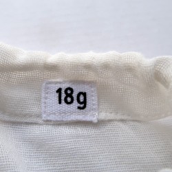 Food bag, white cotton