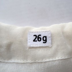 Food bag, white cotton