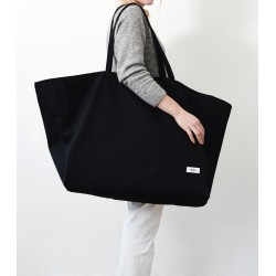 XXL bag, black cotton