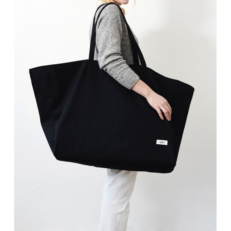 XXL bag, black cotton