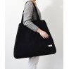 XXL bag, black cotton