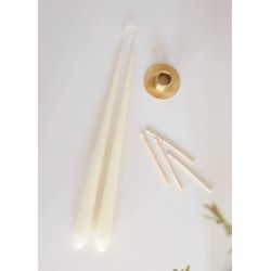 Taper candle, white