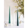 Cone candle, white