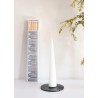 Cone candle, white