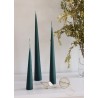 Bougie conique vert sapin