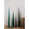 Bougie conique vert sapin