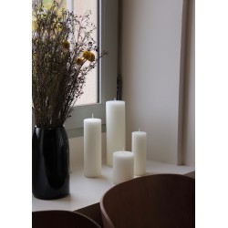 Pillar candle, white