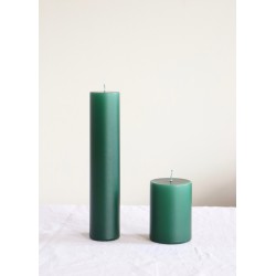 Pillar candle, green