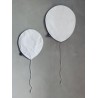 Ballon lumineux en papier blanc