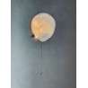 Ballon lumineux en papier blanc