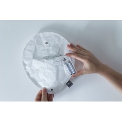 Ligthing balloon  in white paper