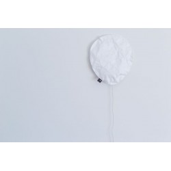 Ligthing balloon  in white paper