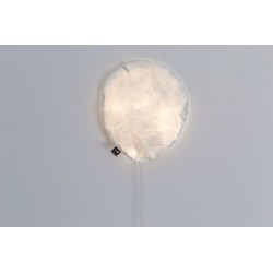 Ligthing balloon  in white paper