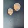 Ballon lumineux en papier blanc