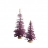 Fir tree - Paper 3D decoration kit, claret red