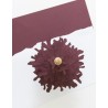 Fir tree - Paper 3D decoration kit, claret red