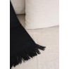 Black baby alpaga blanket