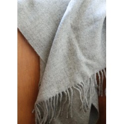 Light grey baby alpaga blanket