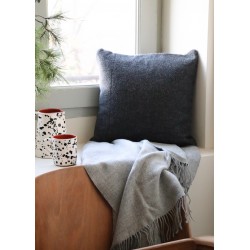 Dark grey alpaga pillow