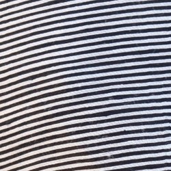 Pleated shirt, small stripes fabric