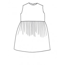 PLEATED DRESS SLEEVELESS