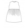 PLEATED DRESS SLEEVELESS