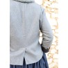 Veste tailleur, lainage gris