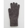 Uruguayan wool gloves, charcoal